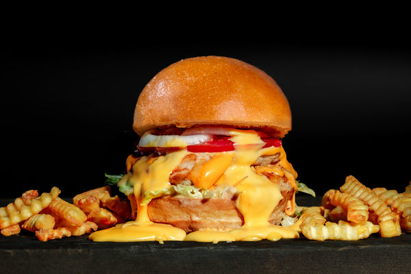 Chicken Burger & Fies