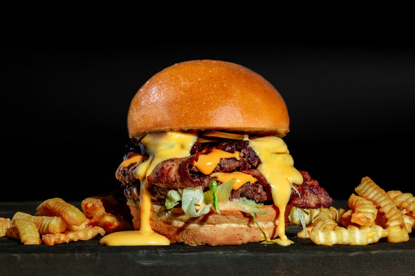 Sweet-Spicy Burger & Fries